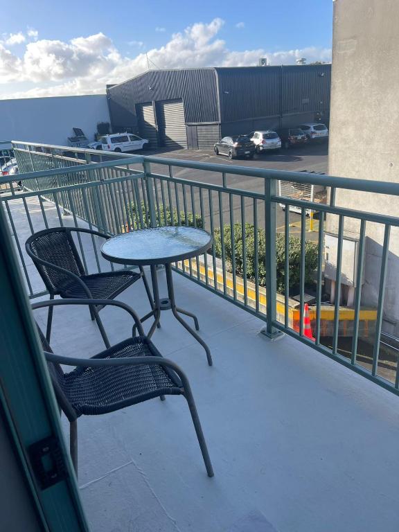 Balkón nebo terasa v ubytování Conway Motel Manukau