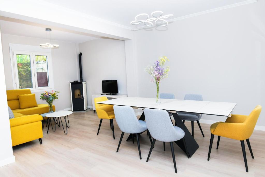 Posezení v ubytování Casa Papín