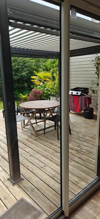 Balkón alebo terasa v ubytovaní Maison avec Spa en bord de mer
