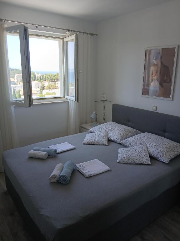 Postel nebo postele na pokoji v ubytování Apartment Petar