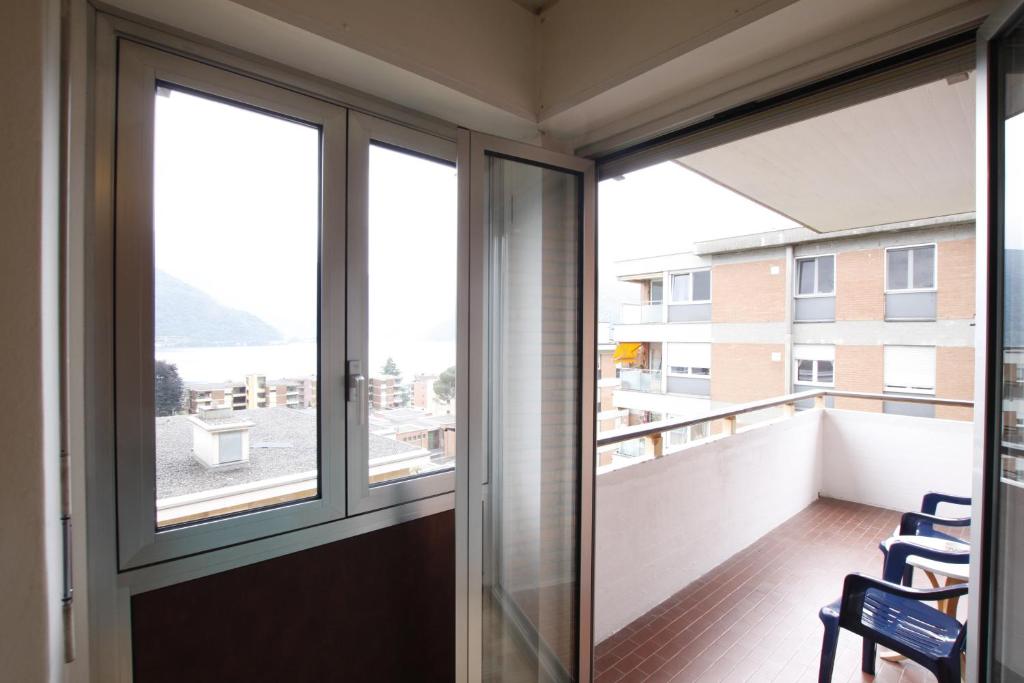 Balkón nebo terasa v ubytování Melide Apartment Lake Lugano close to Swiss Miniature privare parking on request