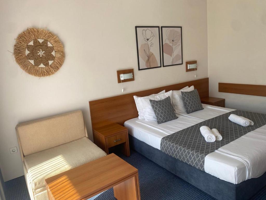 Postel nebo postele na pokoji v ubytování Hotel Liani - All Inclusive