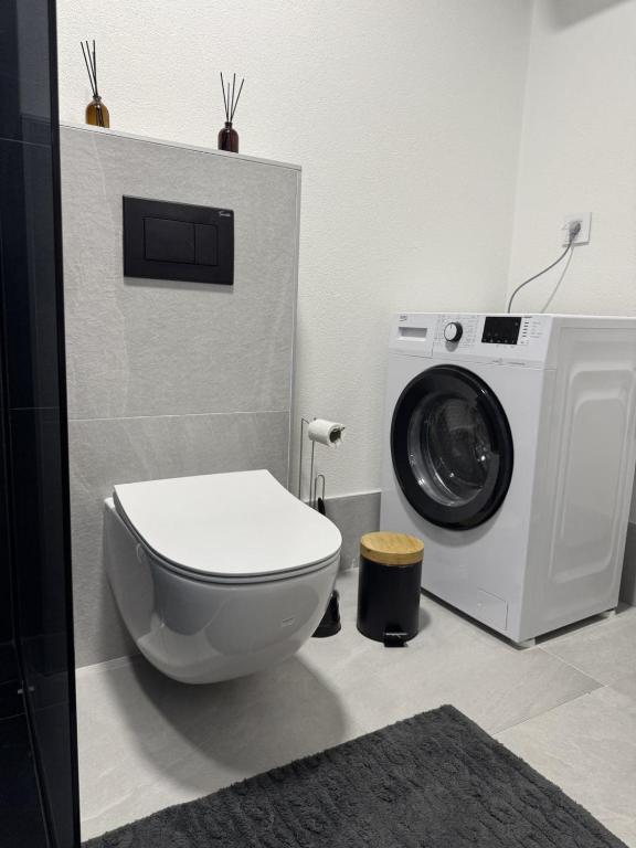 Koupelna v ubytování Apartman Tasic