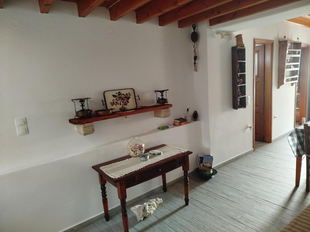 Posezení v ubytování Manos House in Chora