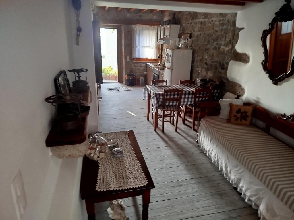 Posezení v ubytování Manos House in Chora