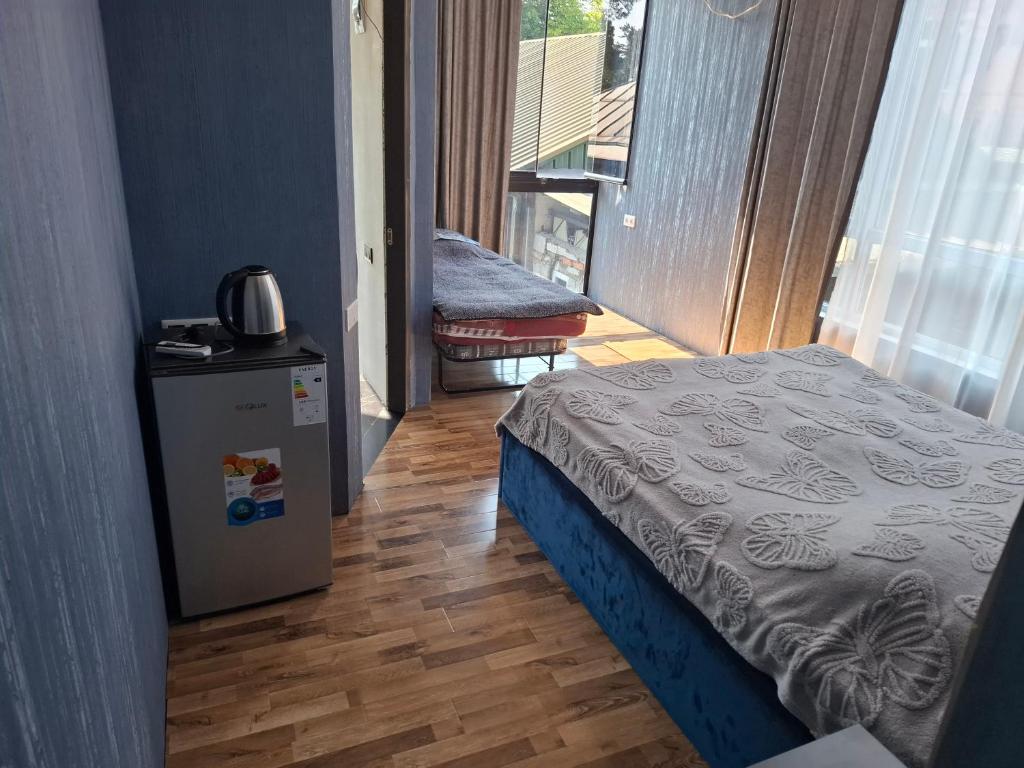 Postel nebo postele na pokoji v ubytování Sea