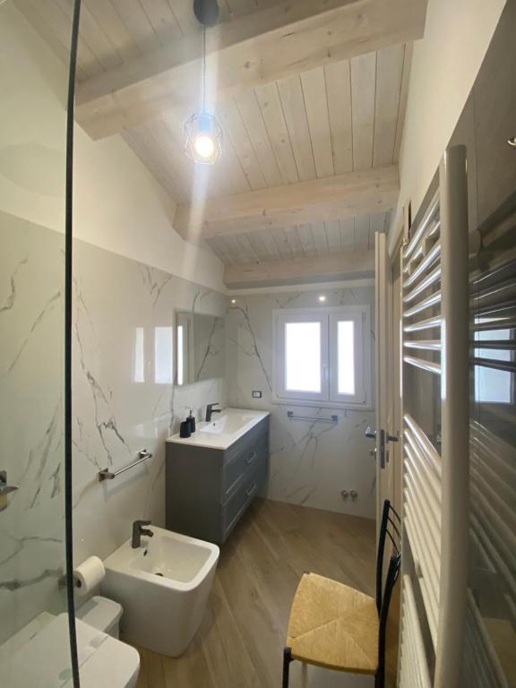 Koupelna v ubytování Villa Giusy