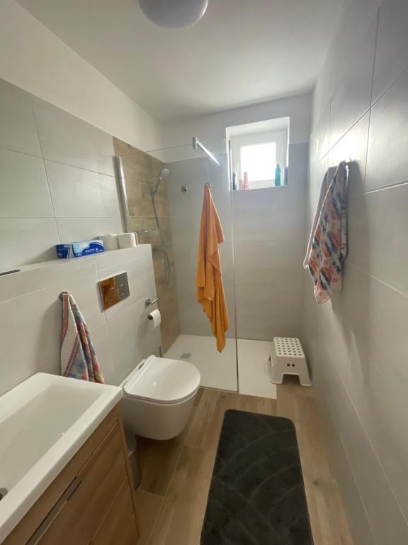 Koupelna v ubytování Apartmán Mikulov Sonnblick 1