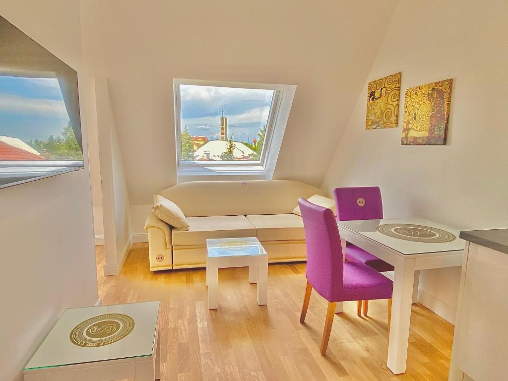 Posezení v ubytování Steiner Residences Mödling
