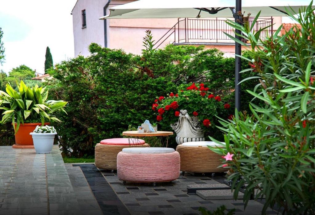 Zahrada ubytování B&B-Ld