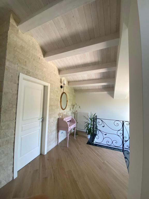Postel nebo postele na pokoji v ubytování Villa Giusy