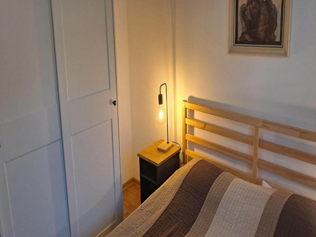 Postel nebo postele na pokoji v ubytování Apartments Trstenica