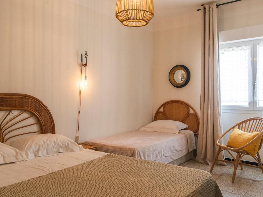 Postel nebo postele na pokoji v ubytování Casa Orfea