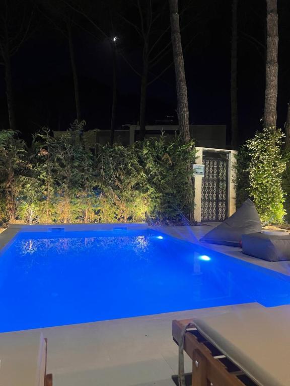 Bazén v ubytování Gjiri Lalezit Swimming Pool Beach Villa nebo v jeho okolí