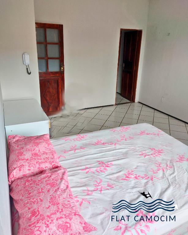 Postel nebo postele na pokoji v ubytování Apto com cobertura rooftop em Camocim