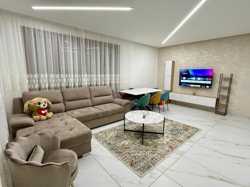 TV a/nebo společenská místnost v ubytování Appartamento Interno 2