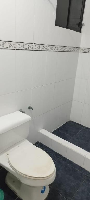 Koupelna v ubytování Hotel Rio
