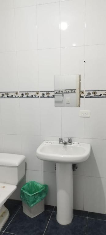 Koupelna v ubytování Hotel Rio