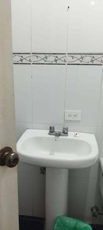 Koupelna v ubytování Hotel Rio