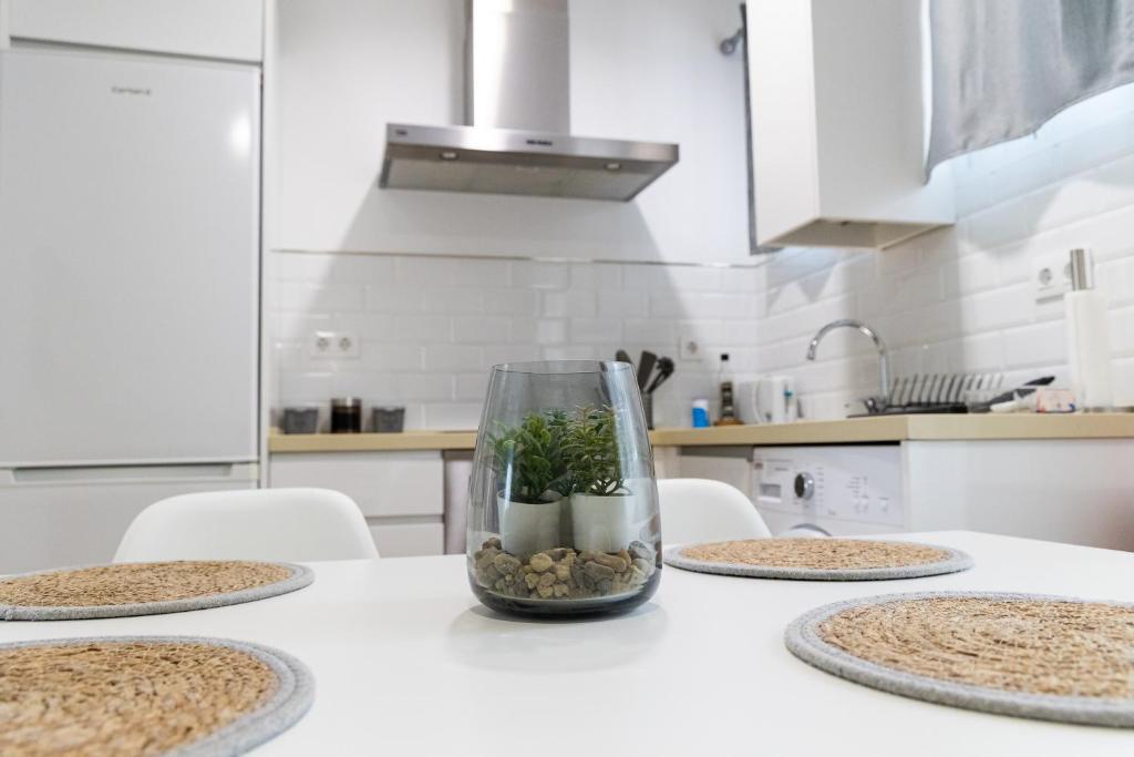 A kitchen or kitchenette at Calahorra Experience