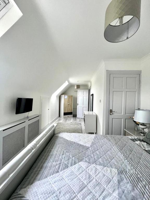 Postel nebo postele na pokoji v ubytování Connemara Ocean Escape