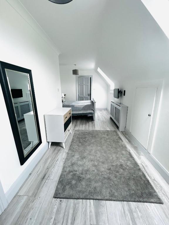 Kuchyň nebo kuchyňský kout v ubytování Connemara Ocean Escape