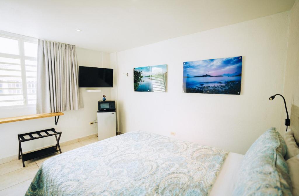 Letto o letti in una camera di El Navegante de Culebra