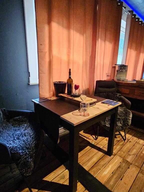 Posezení v ubytování L Escale Spa Privatif