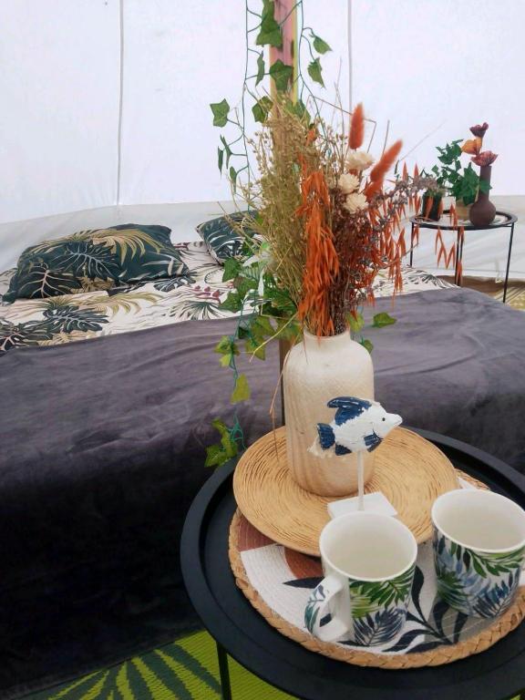 Příroda nedaleko luxury tent