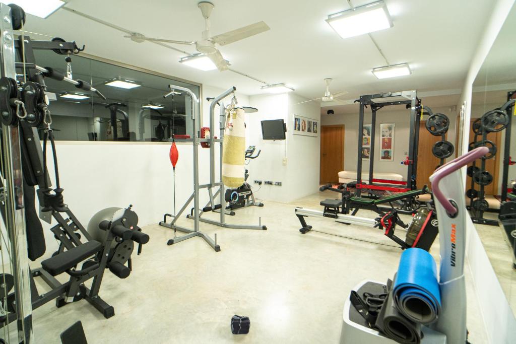 Fitness centrum a/nebo fitness zařízení v ubytování Villa Purpura Panoramic