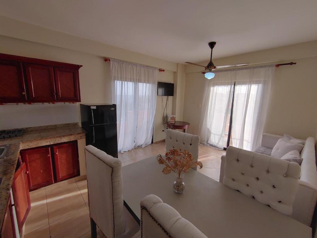 Kuchyň nebo kuchyňský kout v ubytování Residence Meridiana