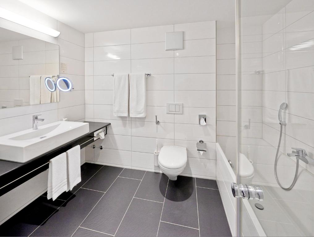 Koupelna v ubytování Sorell Hotel Tamina - Garni