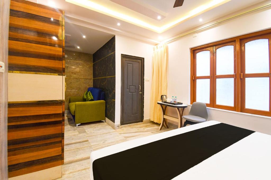 Postel nebo postele na pokoji v ubytování Super Hotel O HAVEN INN