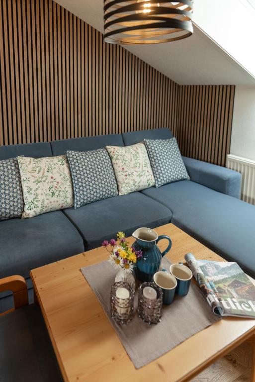 Posezení v ubytování Landhaus Birgbichler - Apartments in Ramsau am Dachstein - inklusive SOMMERCARD!