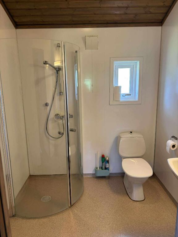 Koupelna v ubytování Skottneset Feriesenter