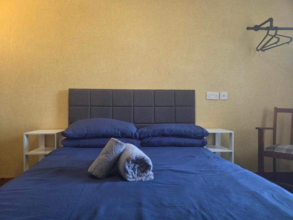 Postel nebo postele na pokoji v ubytování Weston House Keith
