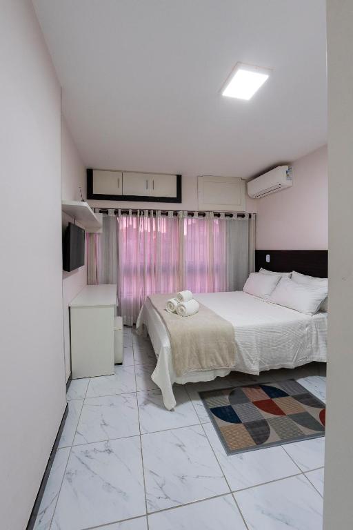 Postel nebo postele na pokoji v ubytování Ondina Apart Hotel