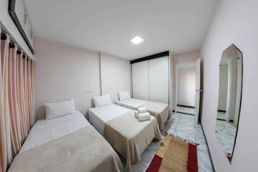 Postel nebo postele na pokoji v ubytování Ondina Apart Hotel