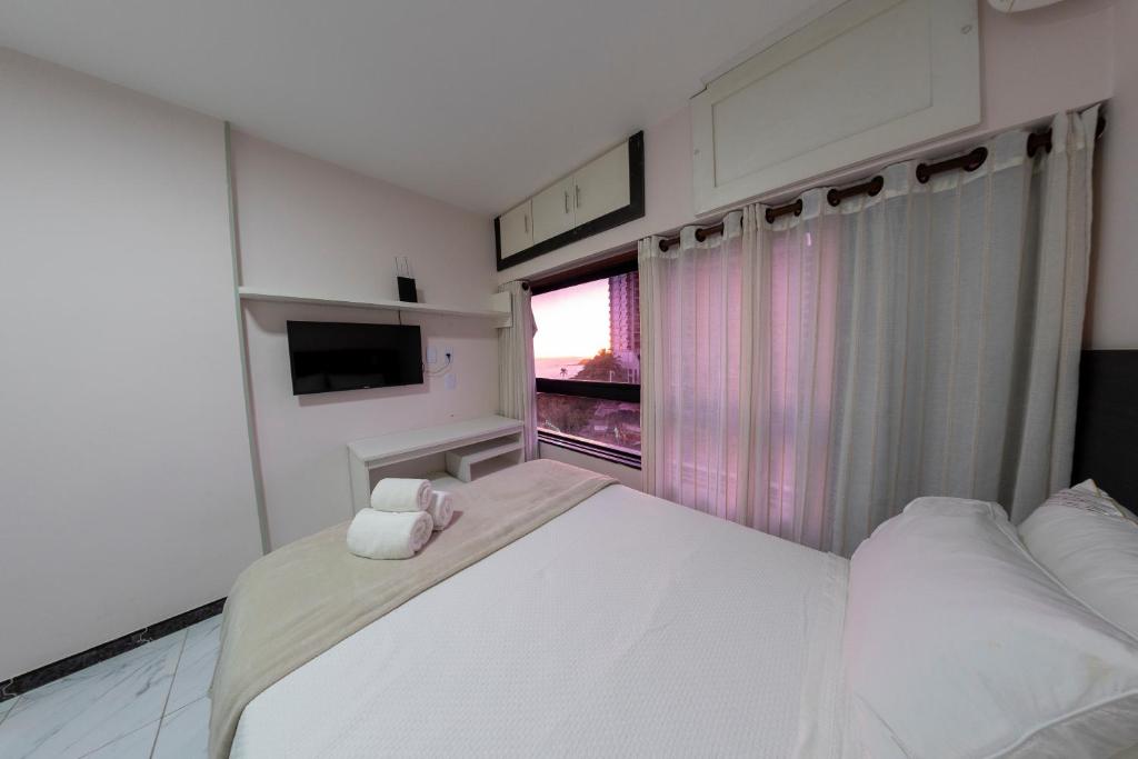 Postel nebo postele na pokoji v ubytování Ondina Apart Hotel