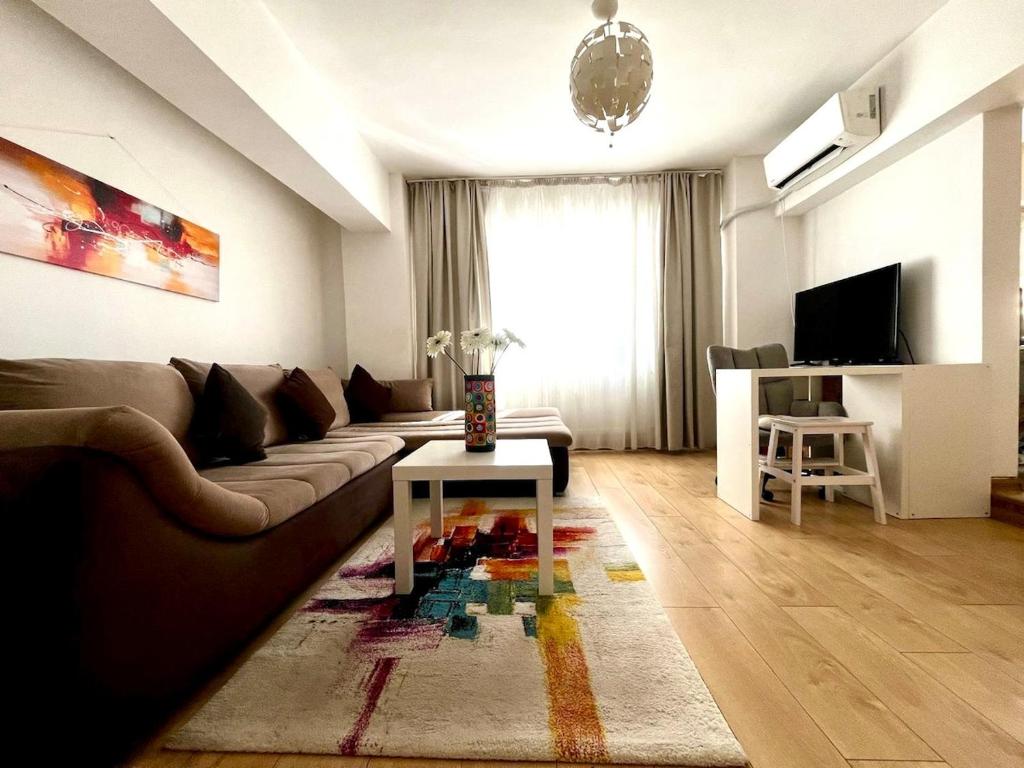 Un televizor și/sau centru de divertisment la Urban Nest Moșilor- Obor