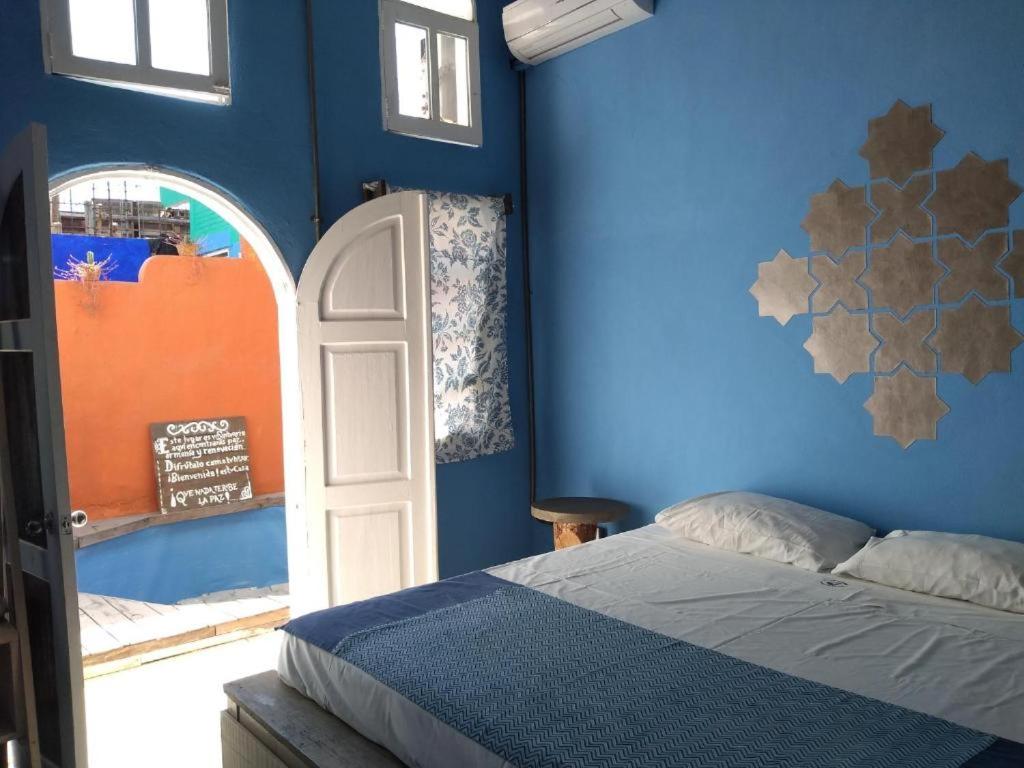 Postel nebo postele na pokoji v ubytování Casa cupo 52 pax 18 habs en Centro de Sayulita especial para bodas intimas