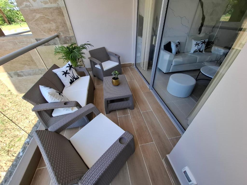 Coin salon dans l'établissement Baia Kristal - Vacaciones Cartagena Colombia