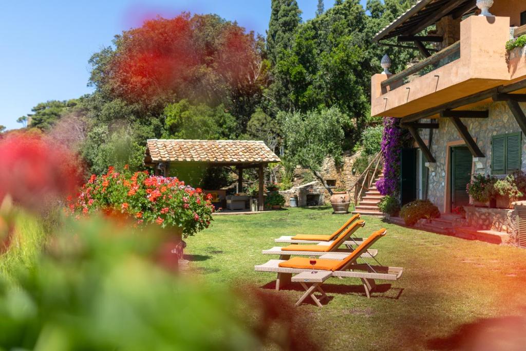 Zahrada ubytování Villa a Cala Piccola