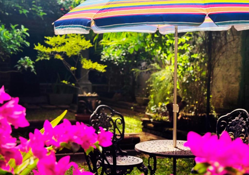 Zahrada ubytování Sandakada Homestay