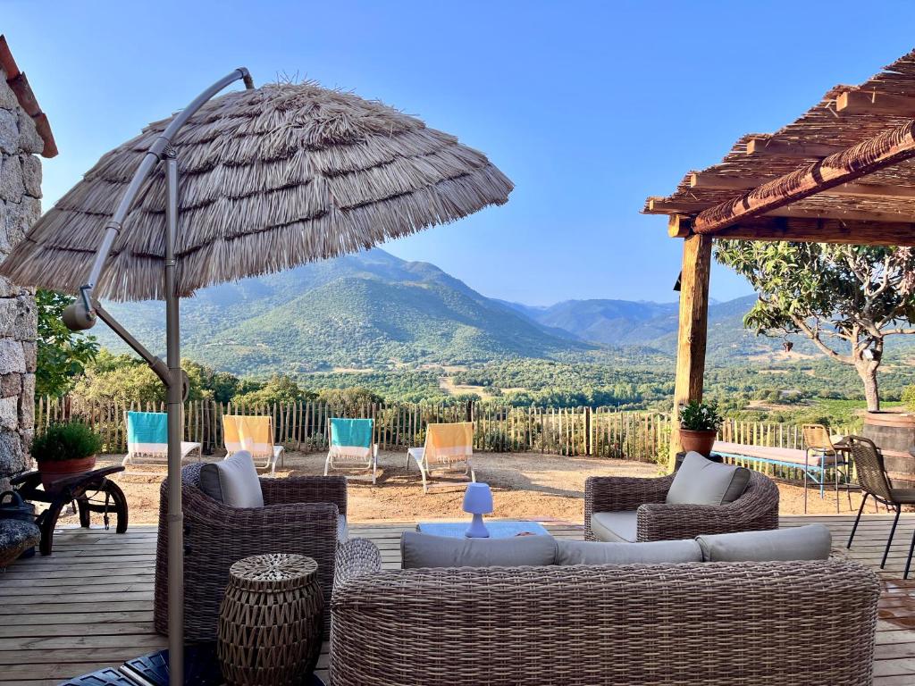 Γενική θέα στο βουνό ή θέα στο βουνό από  αυτή η παραθεριστική κατοικία