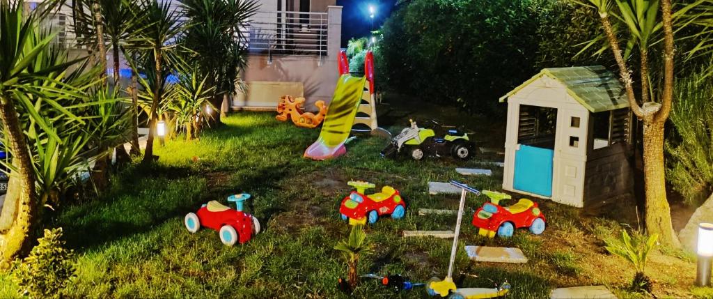 Zahrada ubytování Kemilia Matera