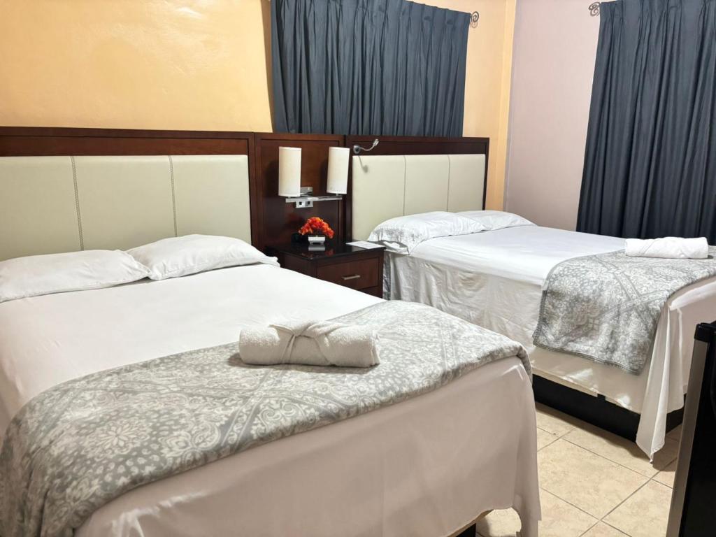 Hotel Lima Park客房内的一张或多张床位