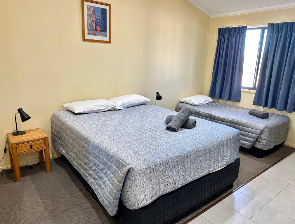 Postel nebo postele na pokoji v ubytování Moura Motel