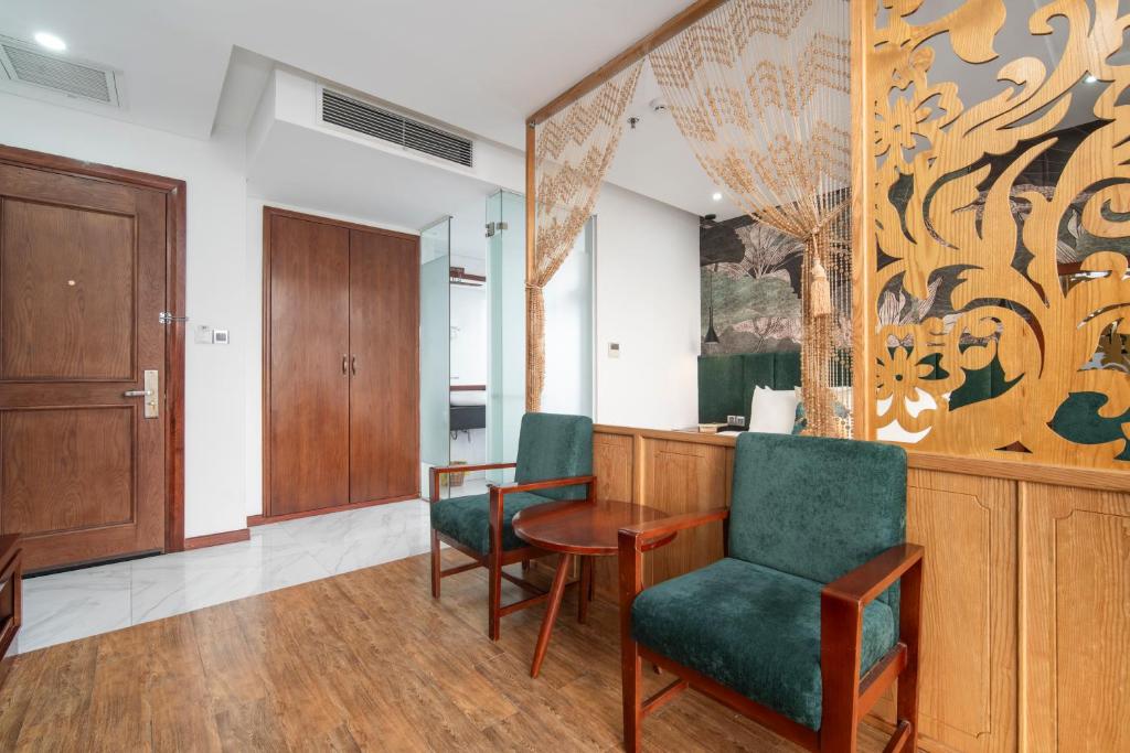 Posezení v ubytování Pha Lê Hotel