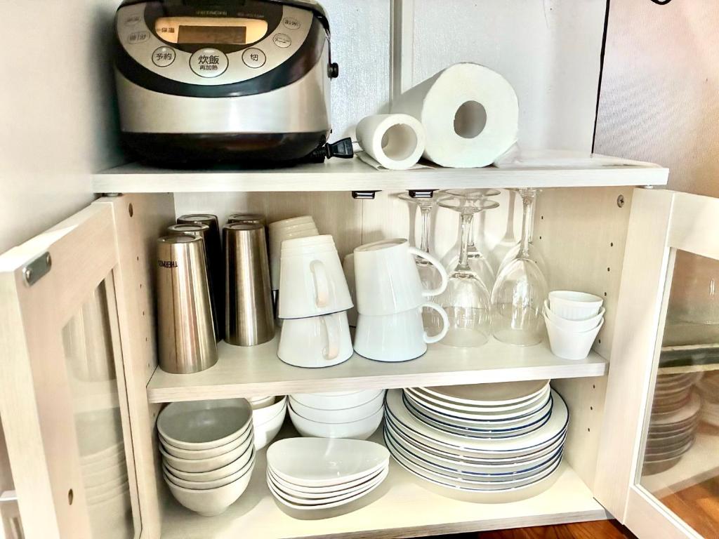 private house nokoにあるキッチンまたは簡易キッチン